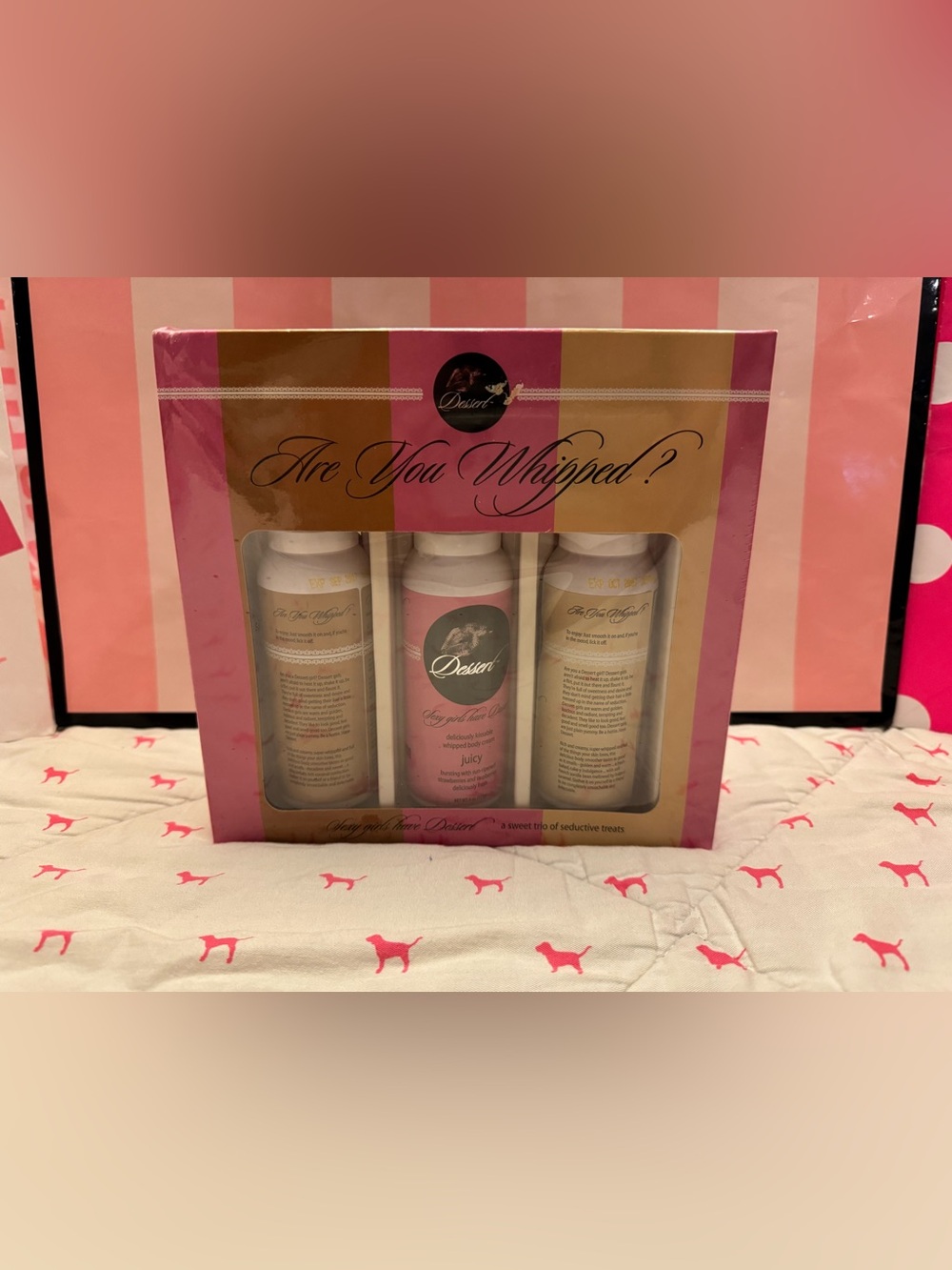JESSICA SIMPSON “ARE YOU WHIPPED” DESSERT BODY CREAM BOX SET VINTAGE Y2K RARE